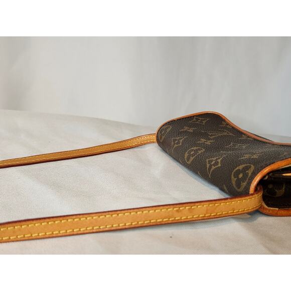 Louis Vuitton Monogram Twin Pochette PM Crossbody Bag Vintage Y2K - Picture 13 of 16